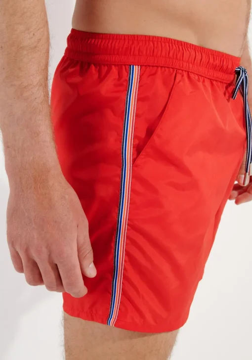 HOM Nautical cup beach boxer, heren zwemshort, rood
