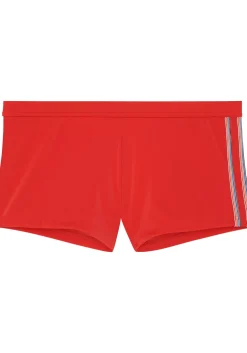 HOM Nautical cup swim shorts, heren zwembroek, rood