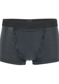 HOM Simon boxer briefs HO1 (1-pack), heren boxer met horizontale gulp, zwart gestreept