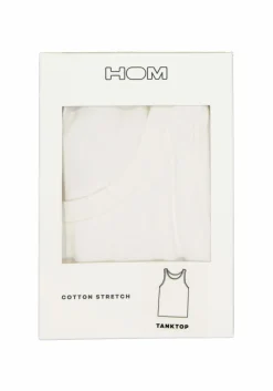 HOM Supreme Cotton tanktop (1-pack), heren singlet, wit