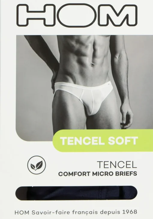 HOM Tencel soft comfort micro briefs (1-pack), heren micro slip, donkerblauw
