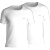 HUGO BOSS Comfort T-shirts relaxed fit (2-pack), heren T-shirts O-hals, wit