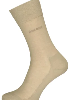 HUGO BOSS George uni (1-pack), herensokken katoen, beige
