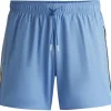 HUGO BOSS Iconic swim shorts, heren zwembroek, kobalt blauw