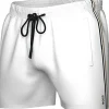 HUGO BOSS Iconic swim shorts, heren zwembroek, wit