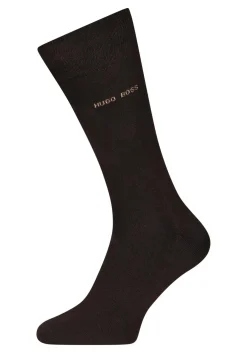 HUGO BOSS Marc uni (1-pack), herensokken katoen, donkerbruin