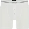 HUGO BOSS Original retro trunk (1-pack), heren boxer normale lengte met gulp, wit