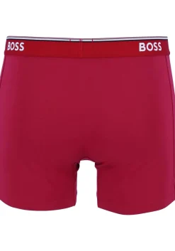 HUGO BOSS Power boxer briefs (3-pack), heren boxers normale lengte, rood, blauw, zwart