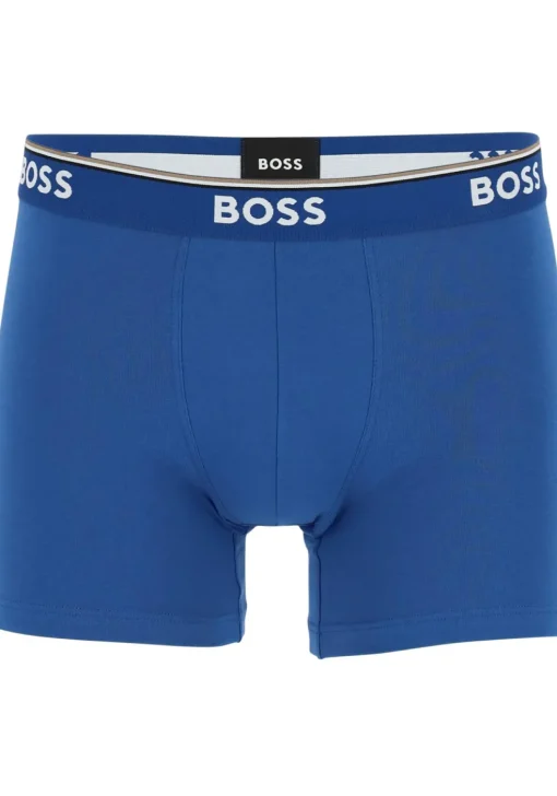 HUGO BOSS Power boxer briefs (3-pack), heren boxers normale lengte, rood, blauw, zwart