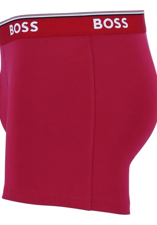 HUGO BOSS Power boxer briefs (3-pack), heren boxers normale lengte, rood, blauw, zwart