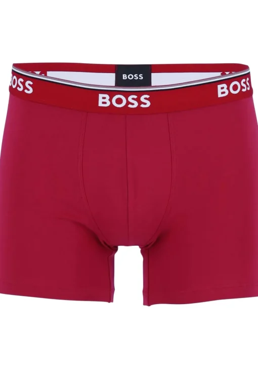 HUGO BOSS Power boxer briefs (3-pack), heren boxers normale lengte, rood, blauw, zwart