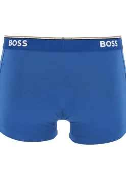 HUGO BOSS Power trunks (3-pack), heren boxers kort, rood, kobalt, zwart