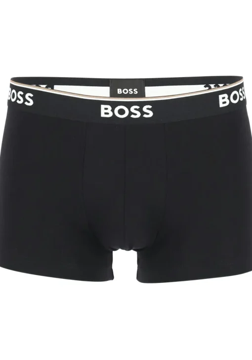HUGO BOSS Power trunks (3-pack), heren boxers kort, rood, kobalt, zwart