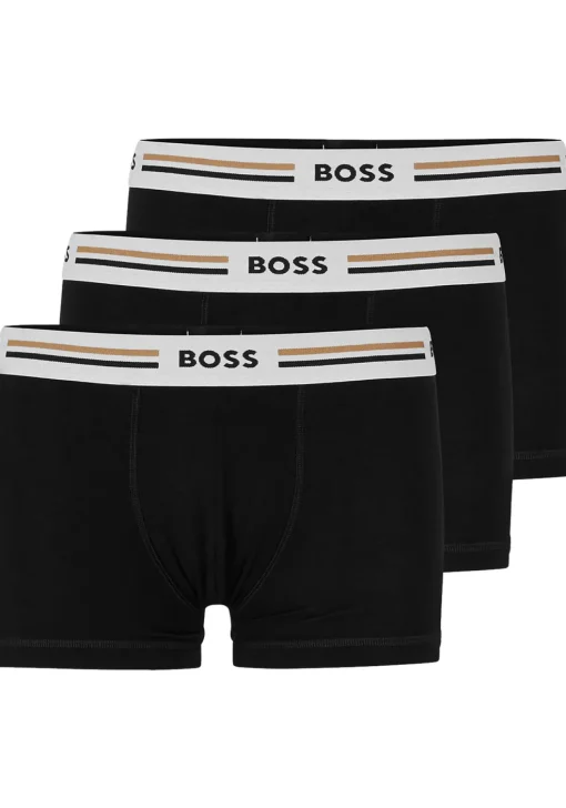 HUGO BOSS Revive trunks (3-pack), heren boxers kort, zwart