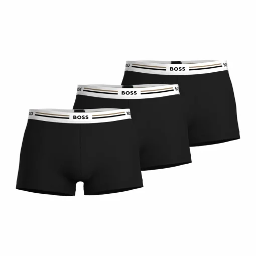HUGO BOSS Revive trunks (3-pack), heren boxers kort, zwart