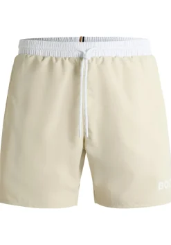 HUGO BOSS Starfish swim shorts, heren zwembroek, wit