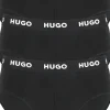 HUGO hipster briefs (3-pack), heren slips, zwart