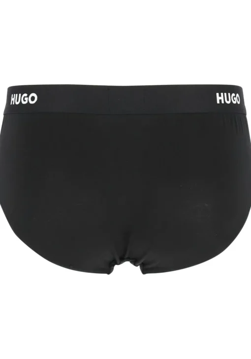 HUGO hipster briefs (3-pack), heren slips, zwart