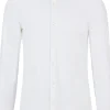 HUGO Kenno slim fit overhemd, tricot, wit