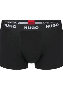 HUGO trunks (3-pack), heren boxers kort, zwart
