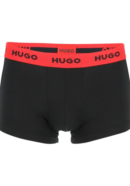 HUGO trunks (3-pack), heren boxers kort, zwart