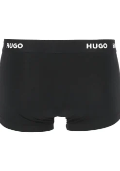 HUGO trunks (3-pack), heren boxers kort, zwart
