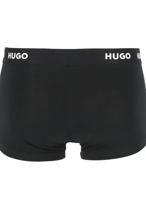 HUGO trunks (3-pack), heren boxers kort, zwart