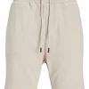JACK & JONES Bradley Sweat Shorts loose fit, heren joggingbroek kort, beige