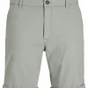JACK & JONES Fury Shorts regular fit, heren korte broek, lichtgroen