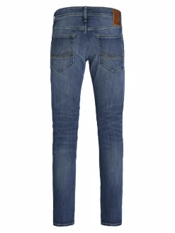 JACK & JONES Glenn Fox slim fit, heren jeans, denimblauw
