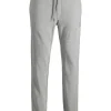 JACK & JONES Gordon Shark Sweat Pants regular fit, heren joggingbroek, lichtgrijs melange