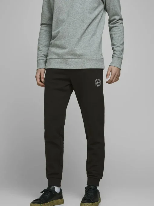 JACK & JONES Gordon Shark Sweat Pants regular fit, heren joggingbroek, zwart