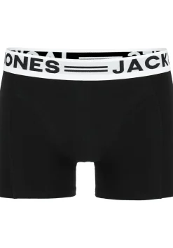 Jack & Jones heren boxers Sense trunks (3-pack), zwart - wit - grijs