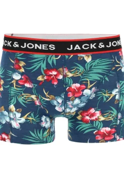 Jack & Jones heren boxers Jacflower trunks (3-pack), gebloemd en uni