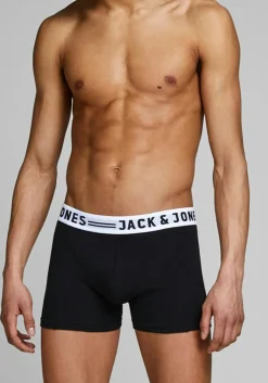 Jack & Jones heren boxers Sense trunks (3-pack), zwart - wit - grijs