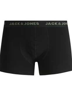JACK & JONES Jacbasic trunks (7-pack), heren boxers normale lengte, zwart