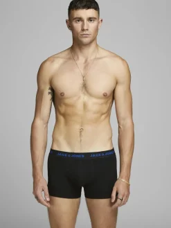 JACK & JONES Jacbasic trunks (7-pack), heren boxers normale lengte, zwart