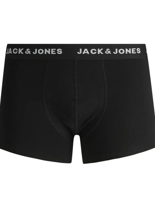 JACK & JONES Jacbasic trunks (7-pack), heren boxers normale lengte, zwart