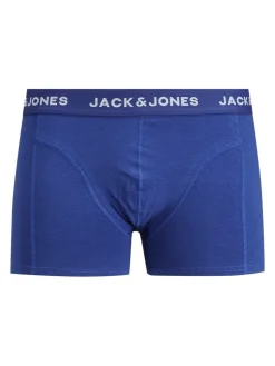 JACK & JONES Jacblack friday trunks (5-pack), heren boxers normale lengte, zwart, blauw, donkerrood en grijs
