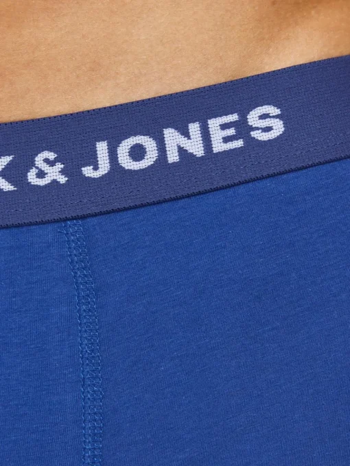 JACK & JONES Jacblack friday trunks (5-pack), heren boxers normale lengte, zwart, blauw, donkerrood en grijs