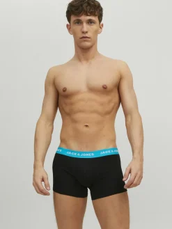 JACK & JONES Jacrich trunks (2-pack), heren boxers normale lengte, blauw