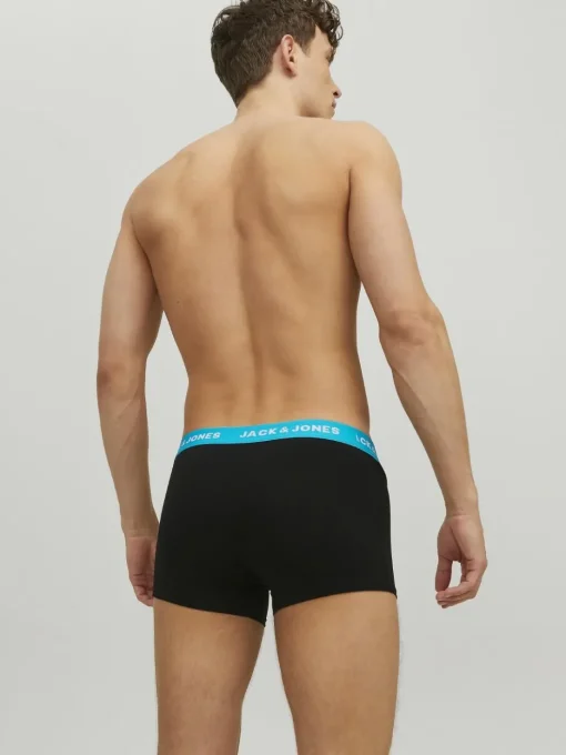 JACK & JONES Jacrich trunks (2-pack), heren boxers normale lengte, blauw