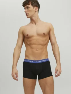 JACK & JONES Jacrich trunks (2-pack), heren boxers normale lengte, blauw