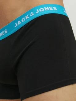 JACK & JONES Jacrich trunks (2-pack), heren boxers normale lengte, blauw