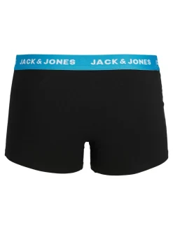 JACK & JONES Jacrich trunks (2-pack), heren boxers normale lengte, blauw