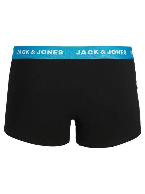 JACK & JONES Jacrich trunks (2-pack), heren boxers normale lengte, blauw
