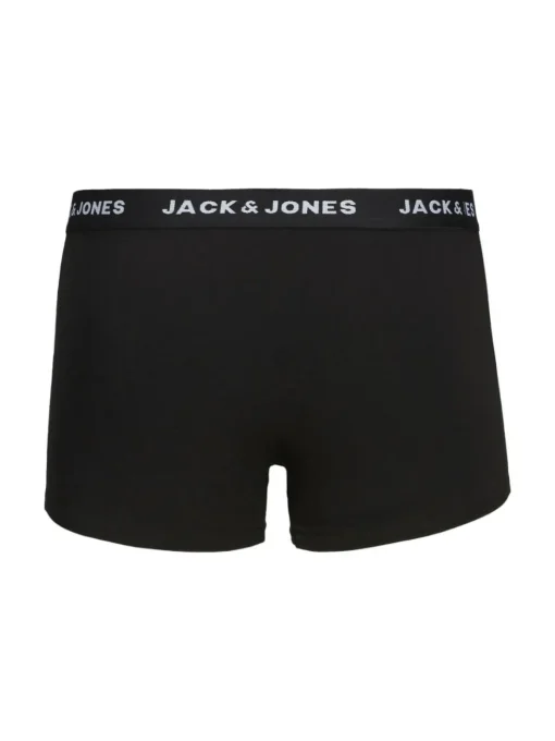 JACK & JONES Jacsolid trunks (10-pack), heren boxers normale lengte, zwart