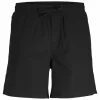JACK & JONES Jaiden Summer Jogger Short loose fit, heren korte broek, zwart
