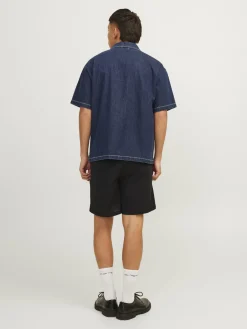 JACK & JONES Jaiden Summer Jogger Short loose fit, heren korte broek, zwart