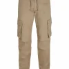 JACK & JONES Kane Noah Cuffed Cargo loose fit, heren cargo broek, camel bruin